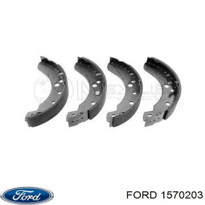 Купити 1570203 Ford Колодки гальмові задні, барабанні