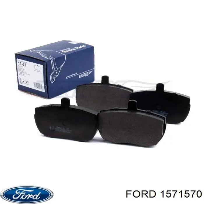 Передні тормозні колодки 1571570 Ford
