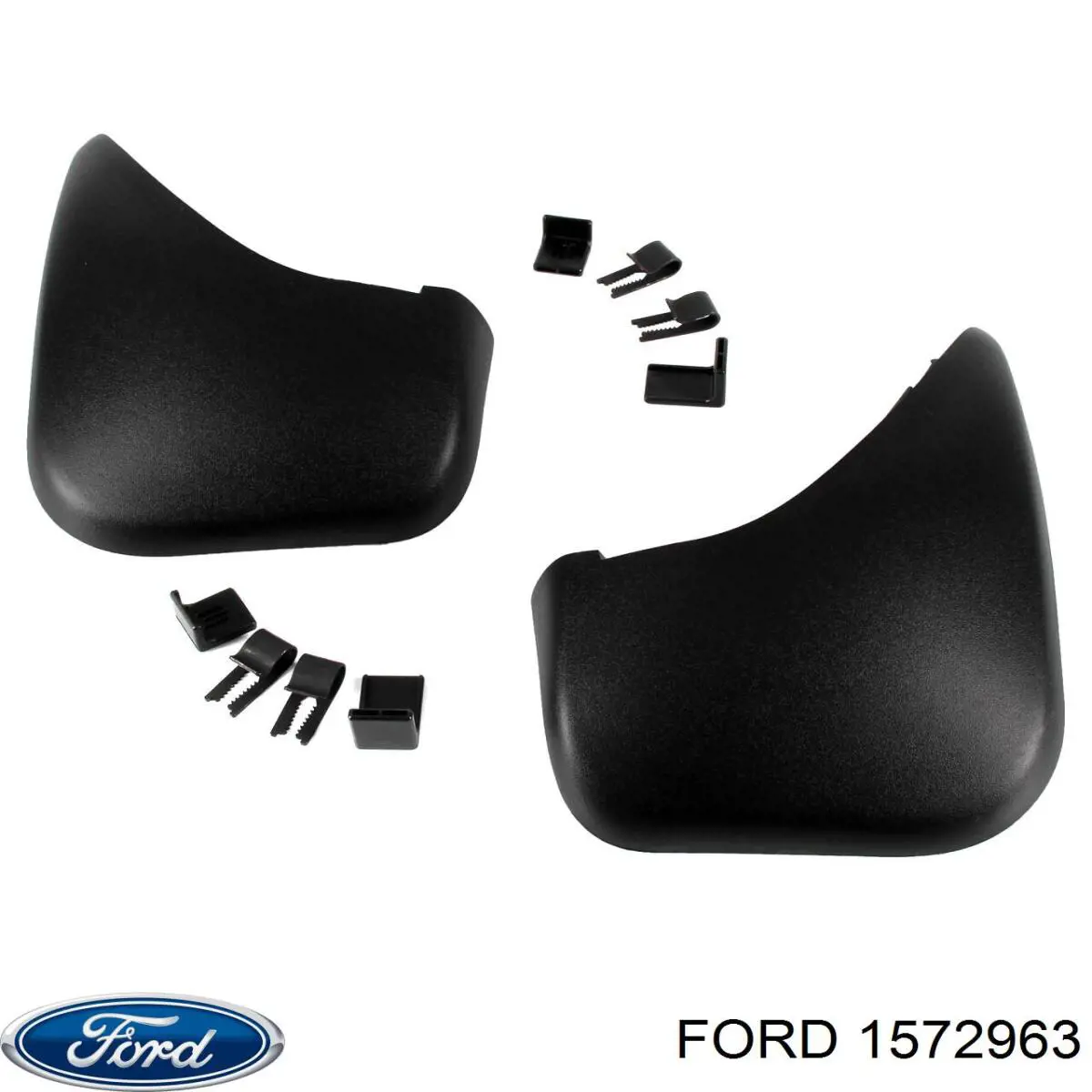 1572963 Ford Бризковики задні, комплект