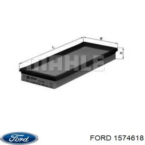 Купити 1574618 Ford Автомобільний фільтр повітря