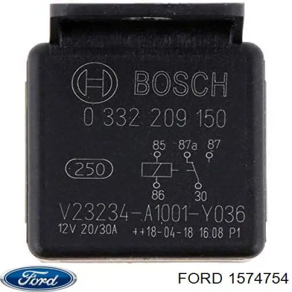 1574754 Ford Реле покажчиків поворотів
