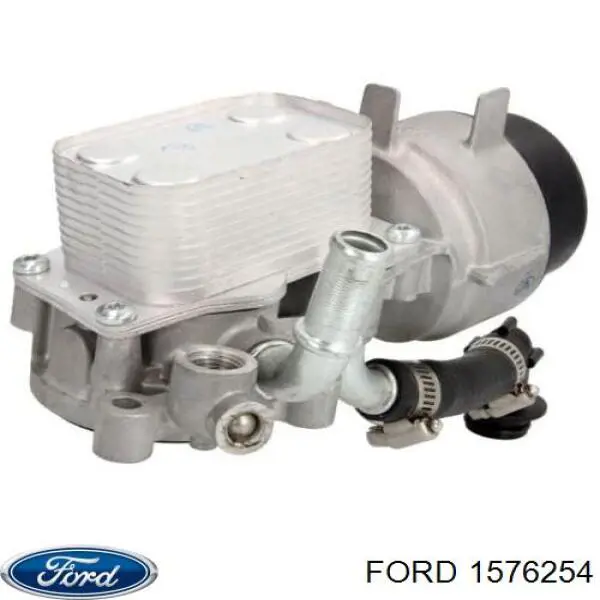1576254 Ford радіатор масляний (холодильник, під фільтром)