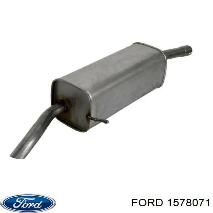 1578071 Ford Глушник, задня частина