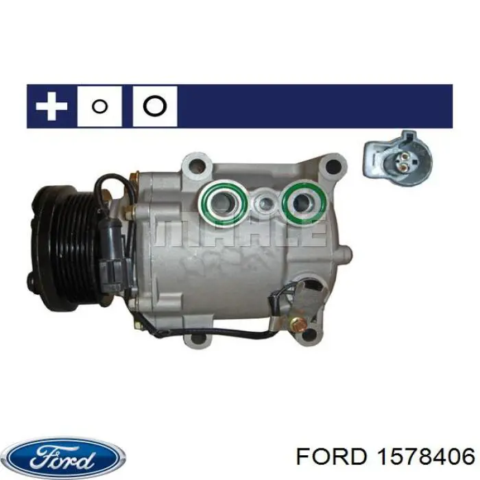 Компресор системи кондиціювання Ford 1578406 ціна, від 57.01 USD