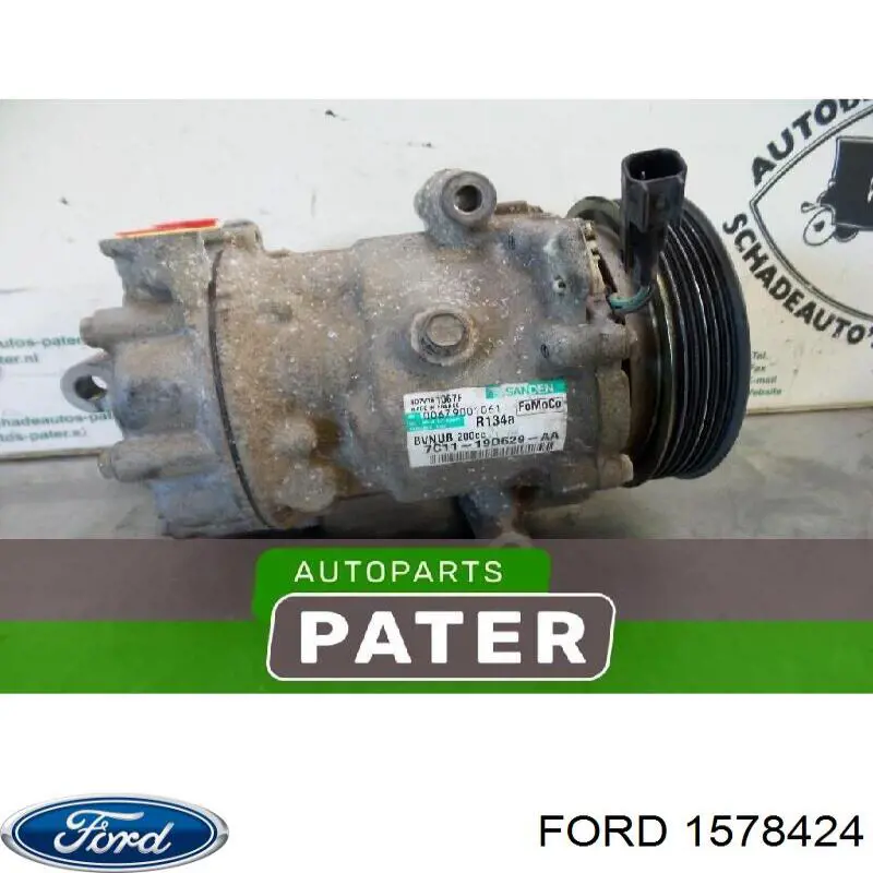 SD7V161067F Sanden Компресор холодоагенту