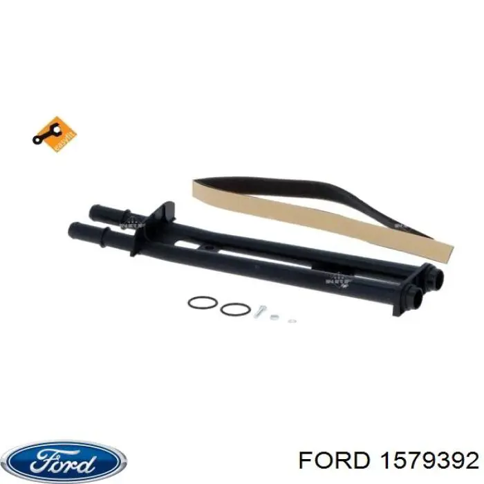 1579392 Ford радіатор пічки (обігрівача)