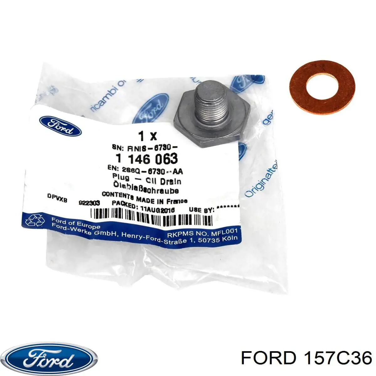 157C36 Ford Масло двигуна