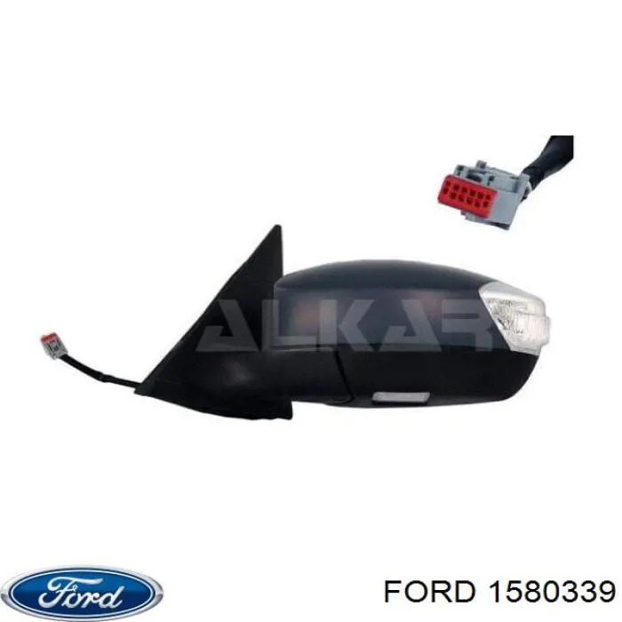 Ліве бічне дзеркало Ford 1580339 ціна, від 110.87 USD