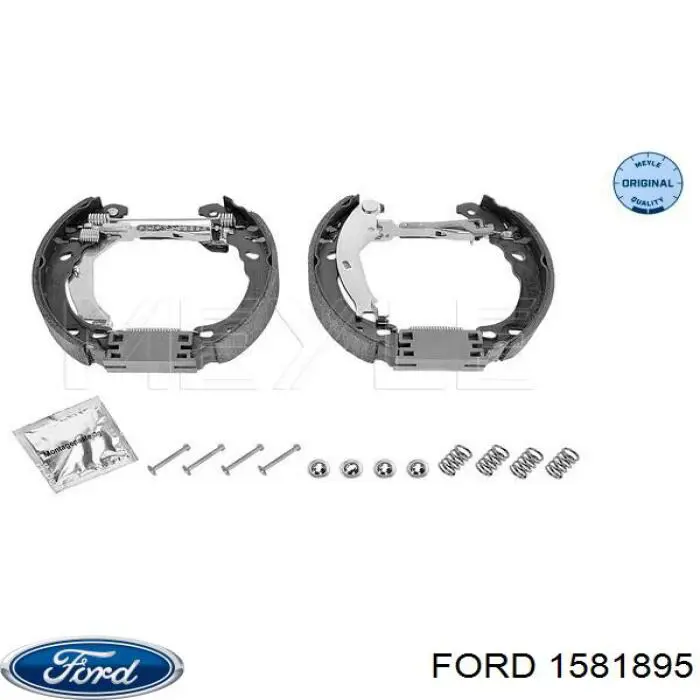 Купити 1581895 Ford Колодки гальмові задні, барабанні