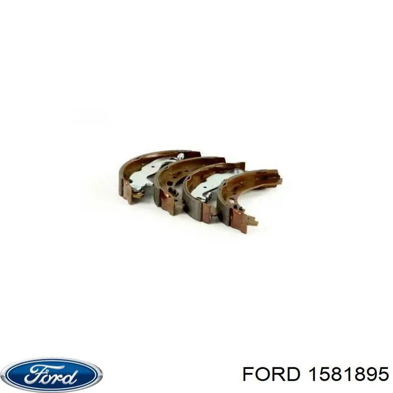 Колодки гальмові задні, барабанні 1581895 Ford