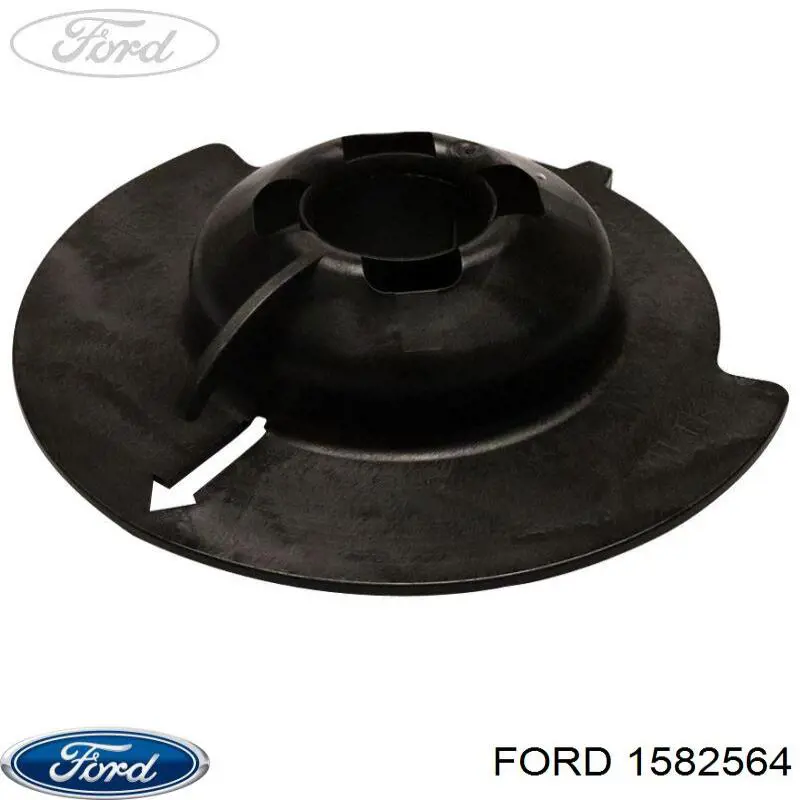  Проставка (гумове кільце) пружини задньої, нижня Ford Fiesta 6