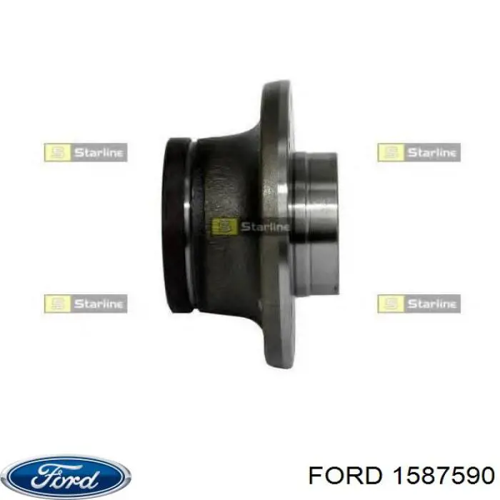 Задня маточина 1587590 Ford