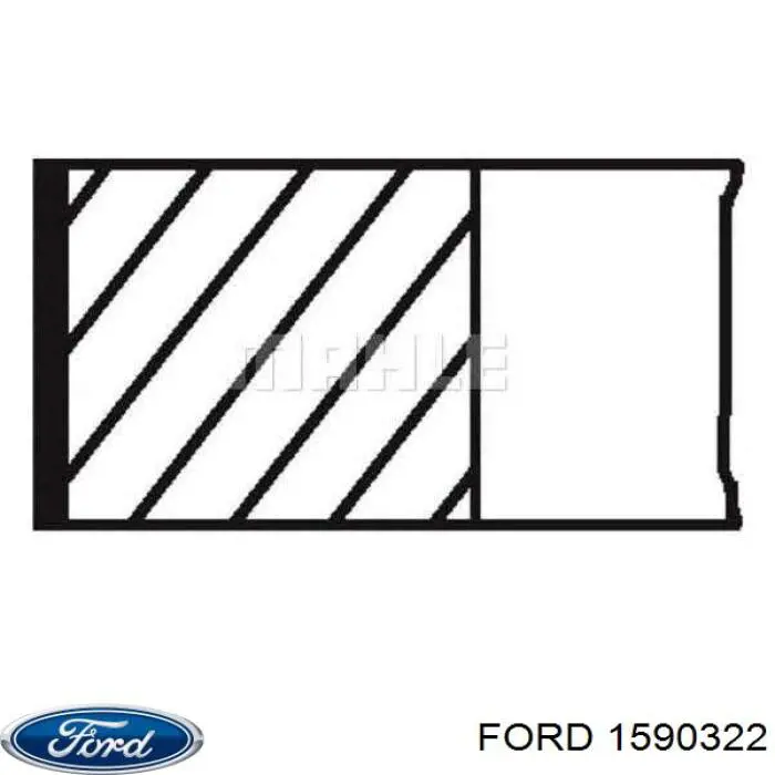 Радіатор охолодження двигуна на Ford Transit III V
