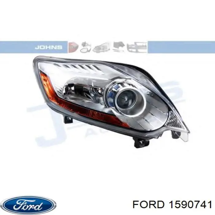 Фара правая Ford 1590741 ціна, від 539.20 USD