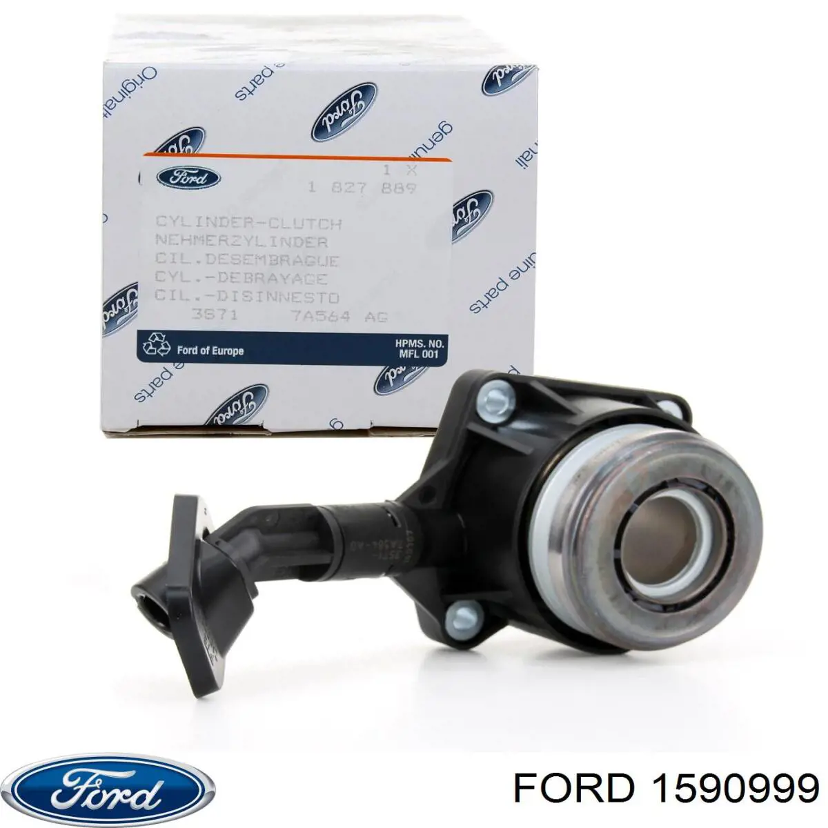Купити 1590999 Ford Робочий циліндр зчеплення в зборі з витискним підшипником
