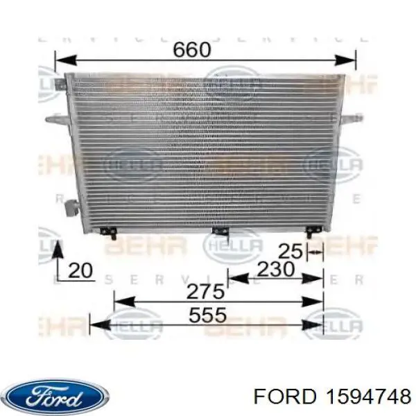  Радіатор кондиціонера Ford Scorpio 2