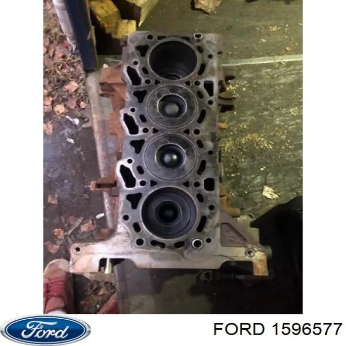 1596577 Ford блок циліндрів двигуна
