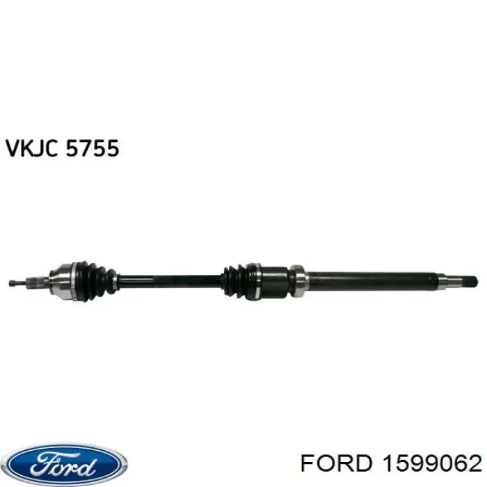 Піввісь передня, права Ford 1599062 ціна, від 91.99 USD