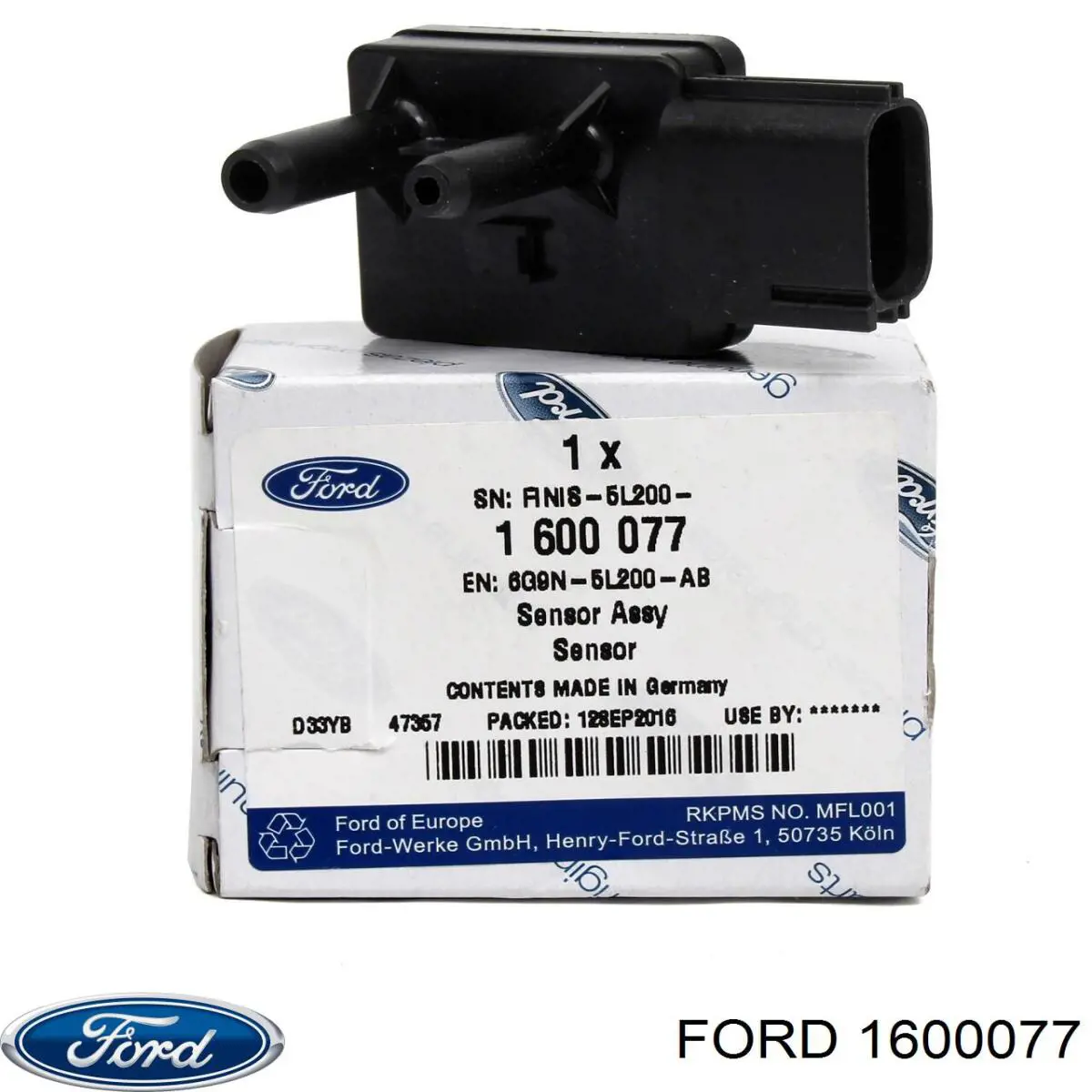 Купити 1600077 Ford Датчик тиску вихлопних газів