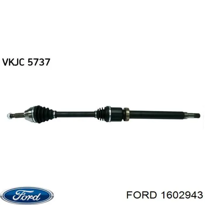 Піввісь передня, права Ford 4166907 ціна, від 69.66 USD