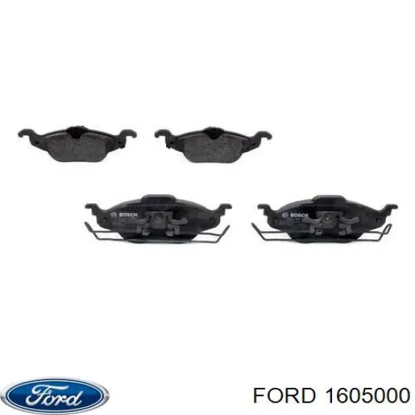 Гальмівні колодки Ford 1605000 ціна, від 21.60 USD