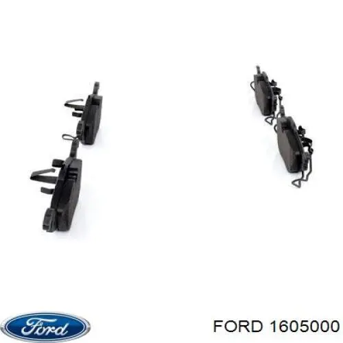 1605000 Ford колодки гальмівні передні, дискові