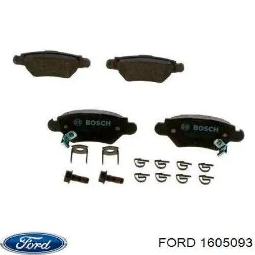 1605093 Ford колодки гальмові задні, дискові