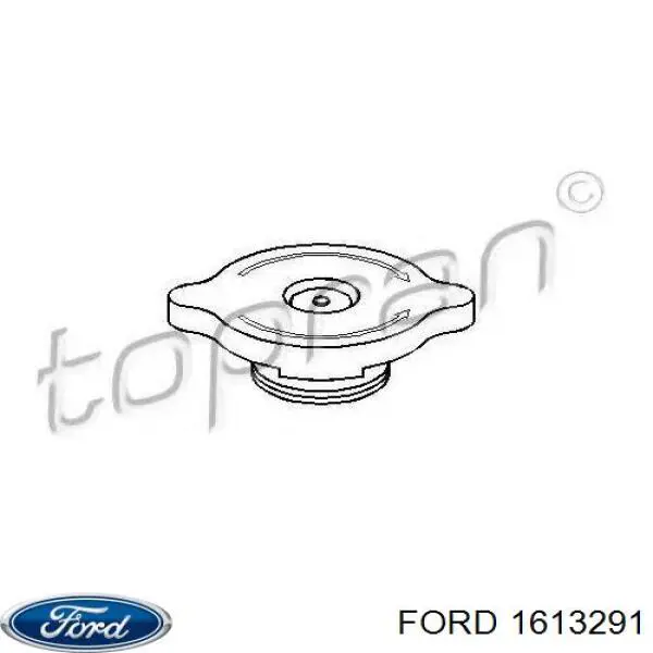 Кришка бачка радіатора Ford 1613291 ціна, від 4.10 USD