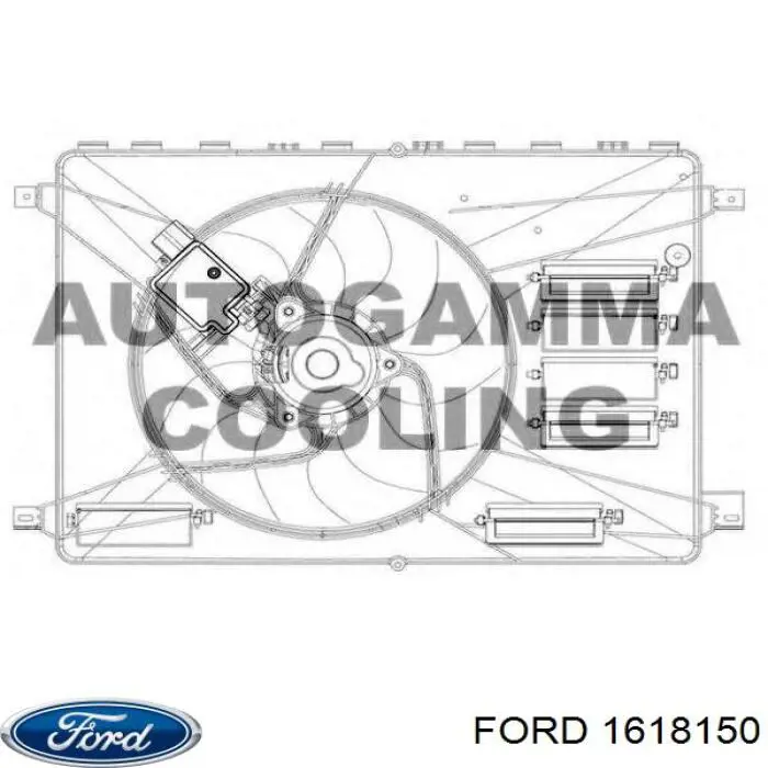 Ресивер-осушувач кондиціонера Ford 1618150 ціна, від 22.70 USD