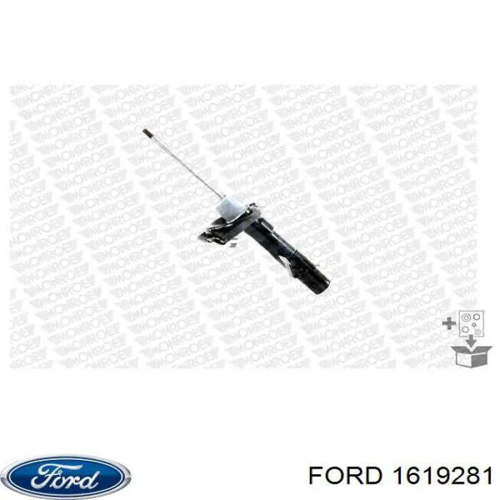 Амортизатор передній, правий Ford 1619281 ціна, від 56.37 USD