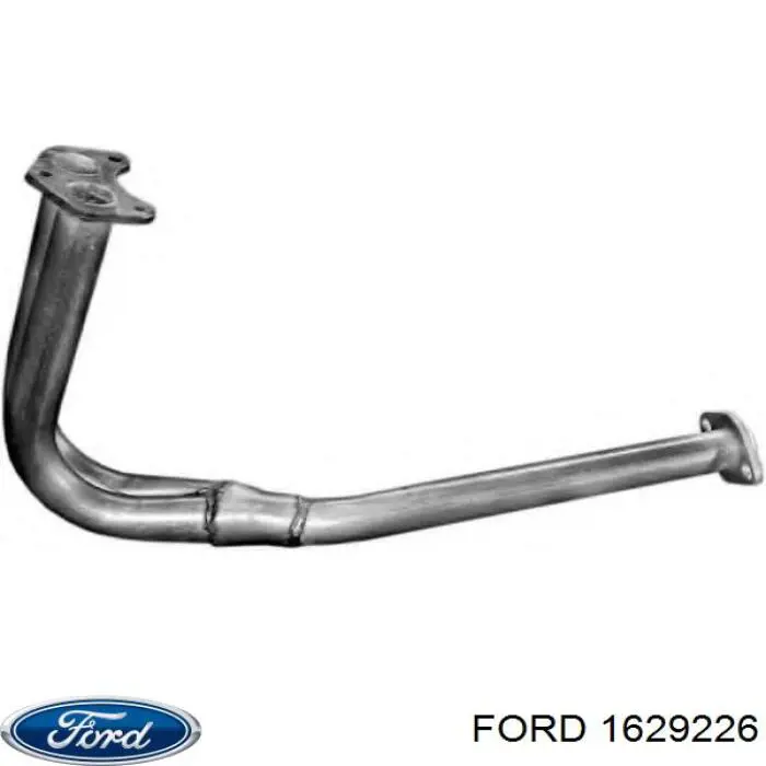 Труба приймальна (штани) глушника, передня Ford Escort 4 (ALF) (Форд Ескорт)