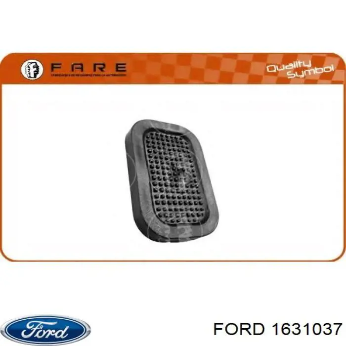 1631037 Ford накладка педалі зчеплення