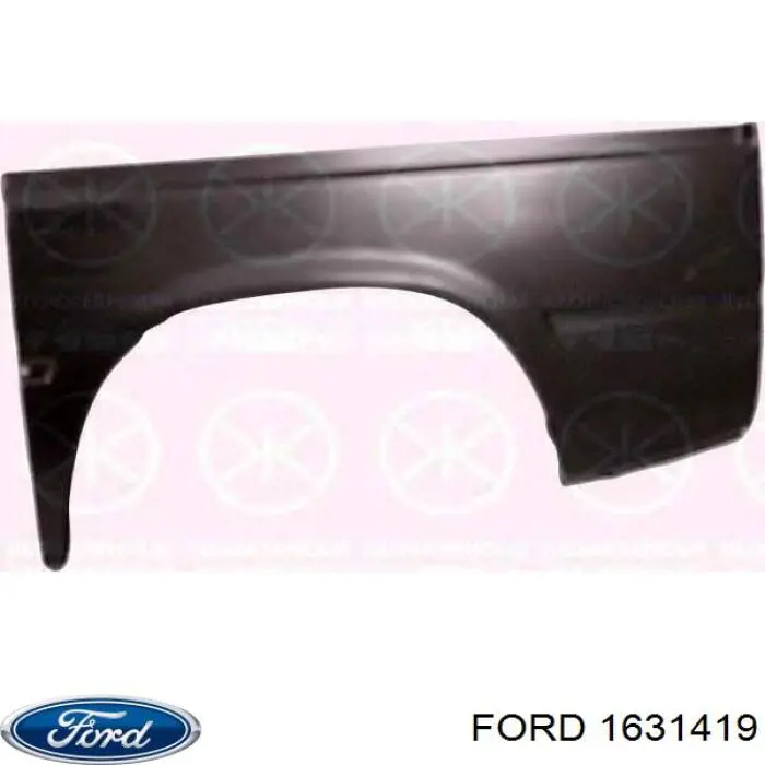 1631419 Ford панель задня, багажного відсіку