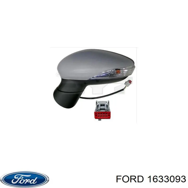 Купити 1633093 Ford Накладка/кришка дзеркала заднього виду, ліва