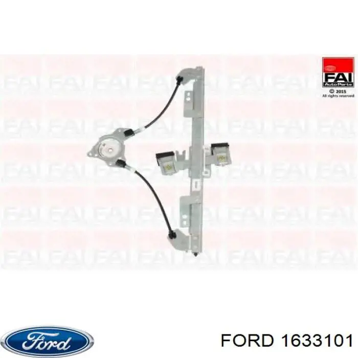 Механізм склопідіймача двері передньої, правої Ford Fiesta 6 (CB1) (Форд Фієста)