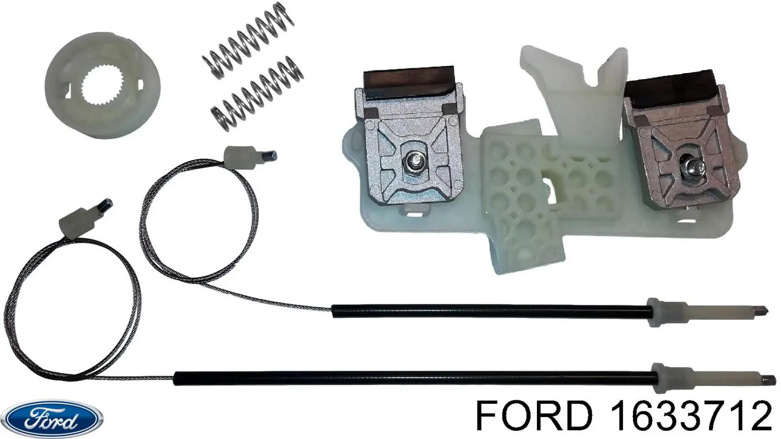 Механізм склопідіймача двері задньої, правої Ford Fiesta 6 (CB1) (Форд Фієста)