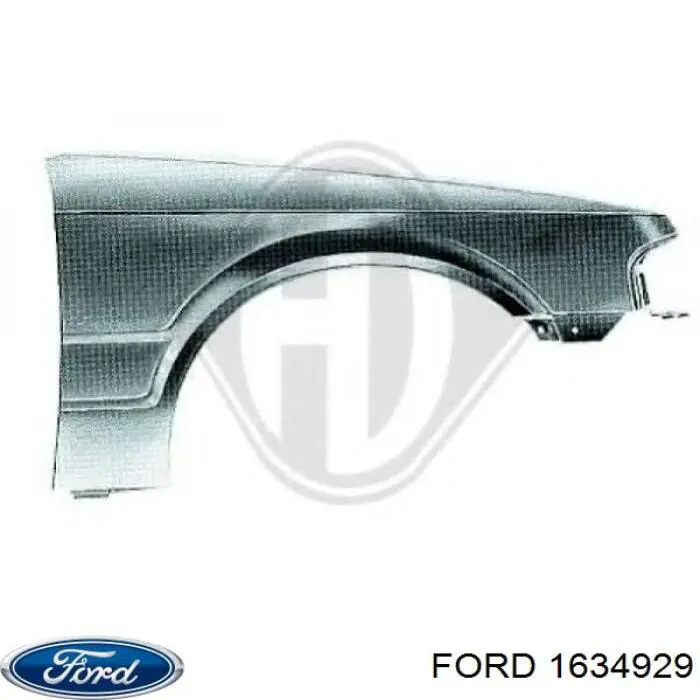 Ліве переднє крило Ford 1634929 ціна, від 65.60 USD