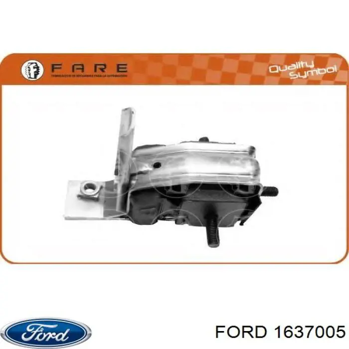 1637005 Ford подушка (опора двигуна, права)