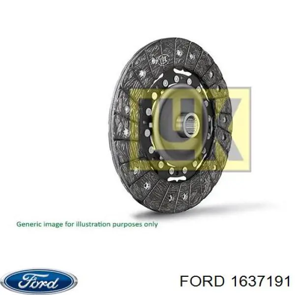 1637191 Ford диск зчеплення