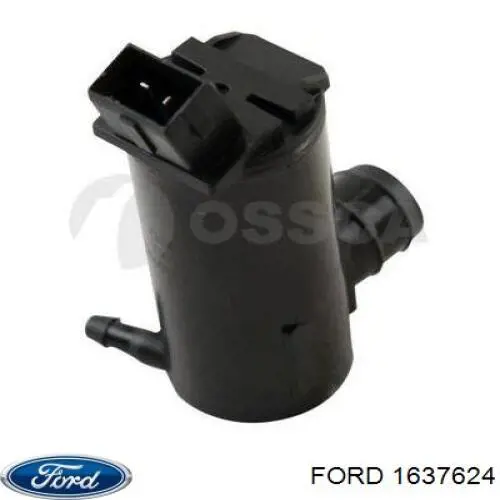 Насос-двигун омивача скла, перед/зад 1637624 Ford