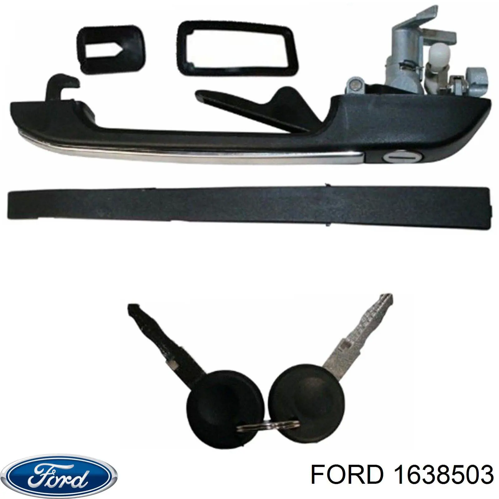 Купити 7220481 Ford Ручка передньої двері зовнішня ліва