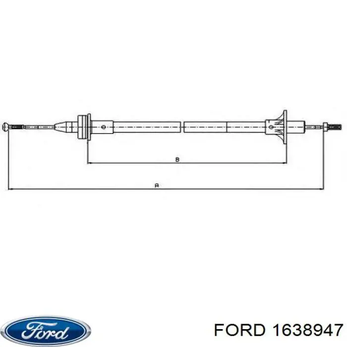 Муфта кардана еластична, передня Ford 1638947