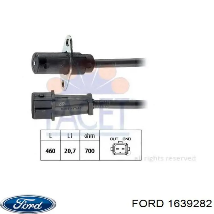 Купити 1639282 Ford Датчик положення (оборотів) коленвалу