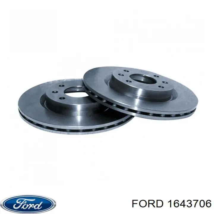 1643706 Ford диск гальмівний передній