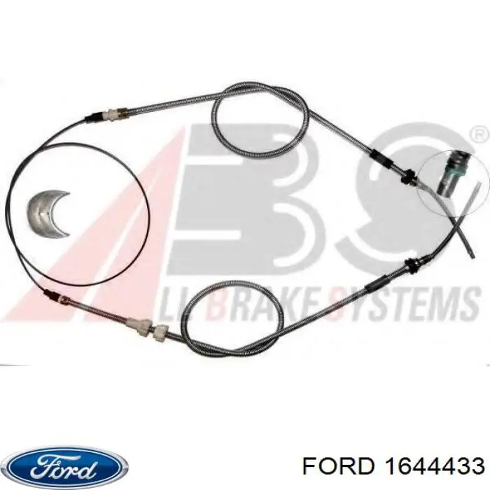 Купити 1644433 Ford Трос ручного гальма задній, правий/лівий