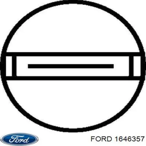 1646357 Ford датчик тиску масла