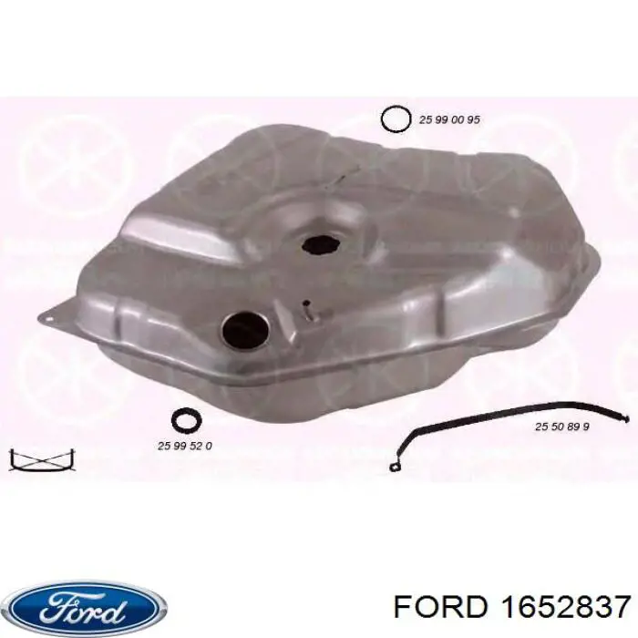 1652837 Ford бак паливний