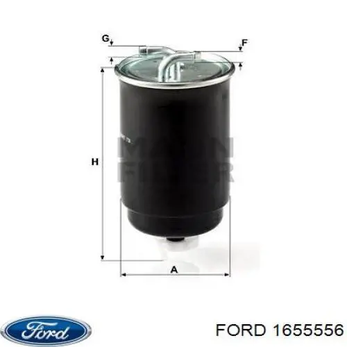 1655556 Ford фільтр паливний