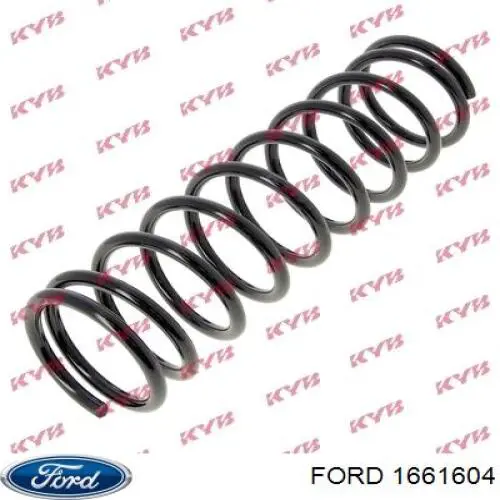 1661604 Ford Пружина підвіски задня
