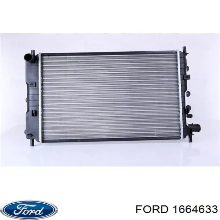 1664633 Ford радіатор охолодження двигуна